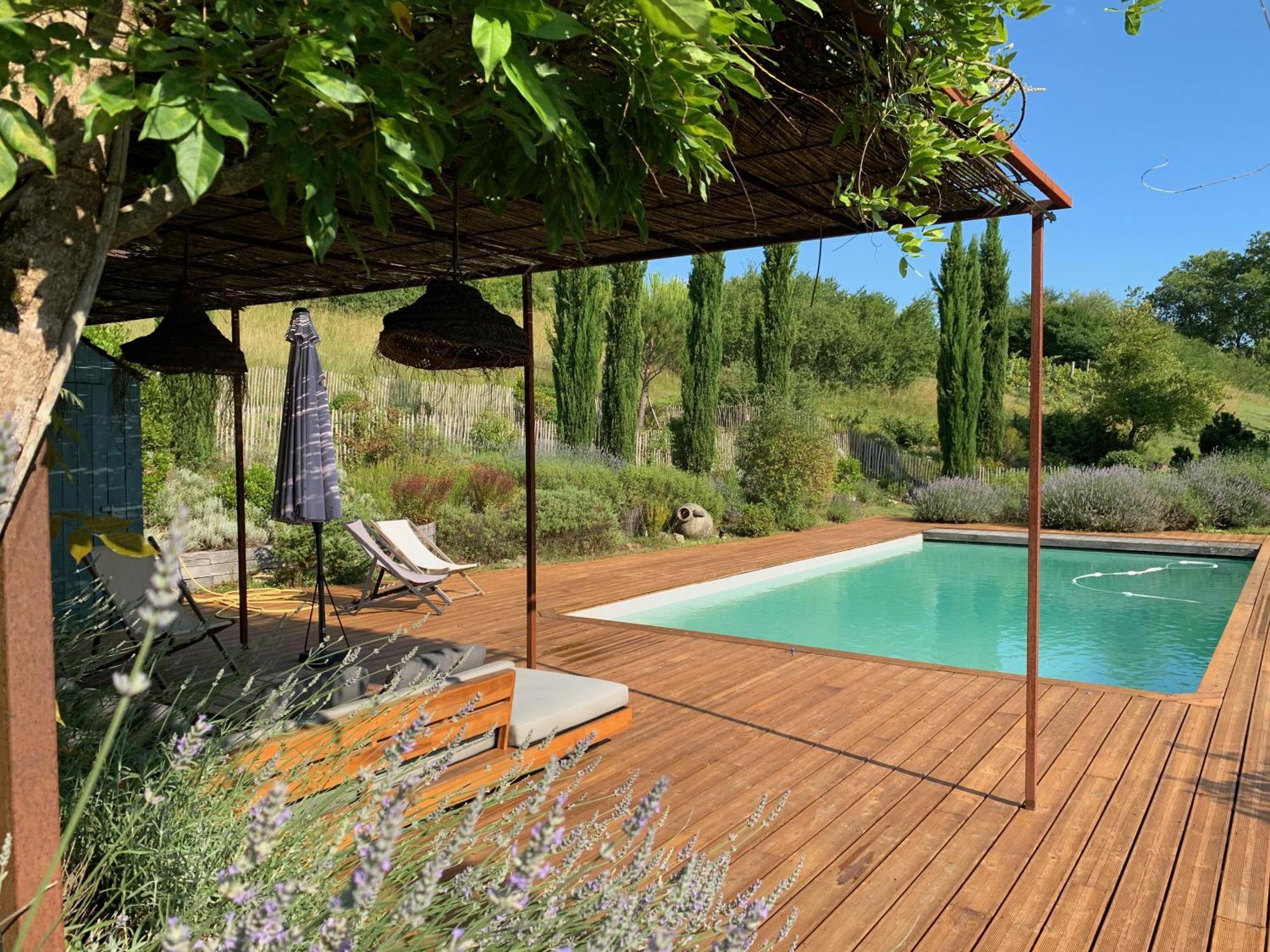 Villa Le Sechoir De Valadon à Aillas Extérieur photo